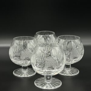 Zestaw 4 kieliszków kryształowych