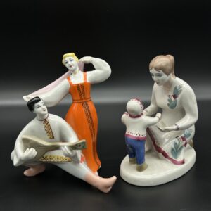 Figurki porcelanowe ludowe