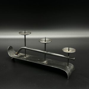 Świecznik metalowy na 3 świece