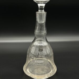 Karafka szklana grawerowana