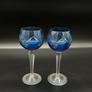 Zestaw kieliszków niebieskich