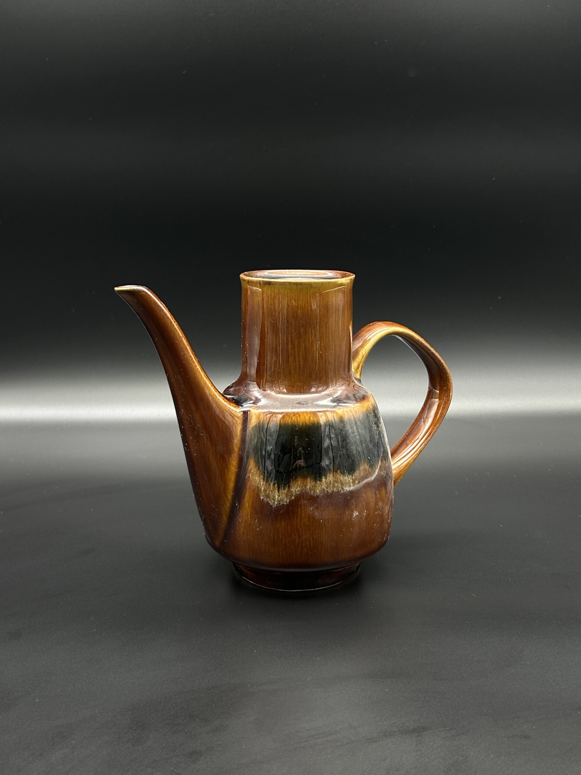 Dzbanek ceramiczny brązowy vintage