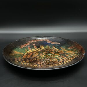 Talerz dekoracyjny ręcznie malowany