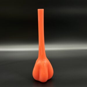 Wazon artystyczny w kolorze czerwonym
