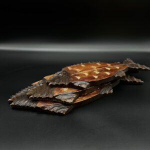 Zestaw drewnianych ryb – dekoracja ścienna