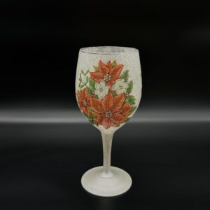 Kieliszek ozdobny z motywem świątecznym