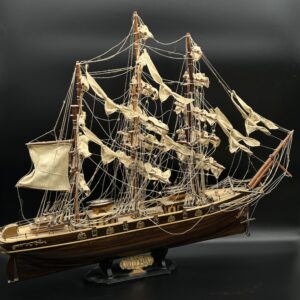 Model żaglowca „Cutty Sark” – ręcznie wykonany statek drewniany